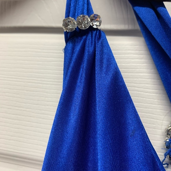 Royal Blue Formal Full-Length Dress - Picture 4 of 11